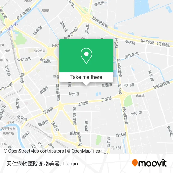 天仁宠物医院宠物美容 map