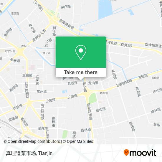 真理道菜市场 map
