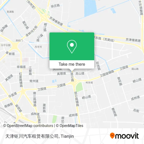 天津钜川汽车租赁有限公司 map