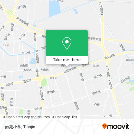 丽苑小学 map