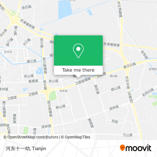 河东十一幼 map