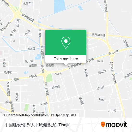 中国建设银行(太阳城储蓄所) map