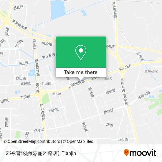 邓禄普轮胎(彩丽环路店) map