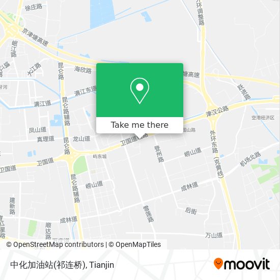 中化加油站(祁连桥) map