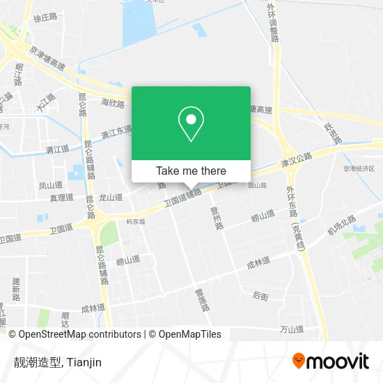 靓潮造型 map