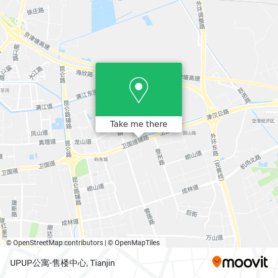 UPUP公寓-售楼中心 map
