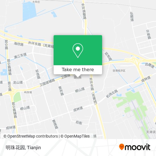 明珠花园 map