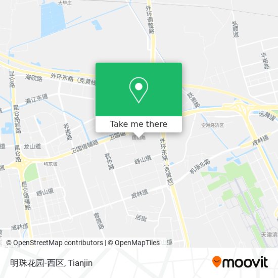 明珠花园-西区 map