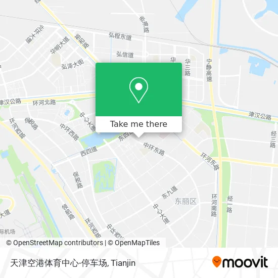 天津空港体育中心-停车场 map