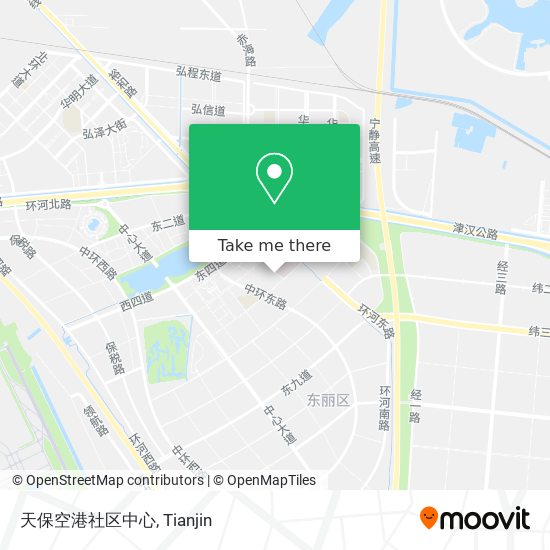 天保空港社区中心 map