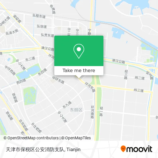 天津市保税区公安消防支队 map