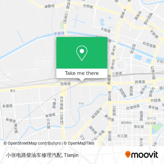 小张电路柴油车修理汽配 map
