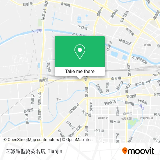 艺派造型烫染名店 map