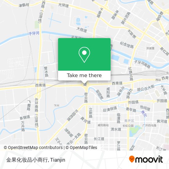 金果化妆品小商行 map