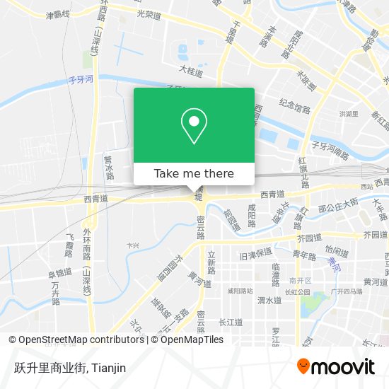 跃升里商业街 map