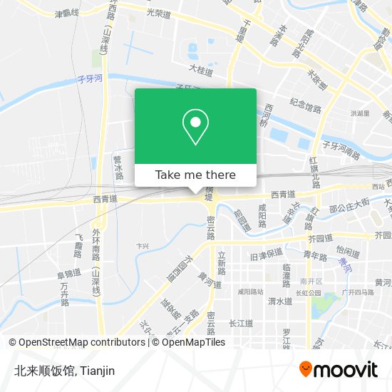 北来顺饭馆 map