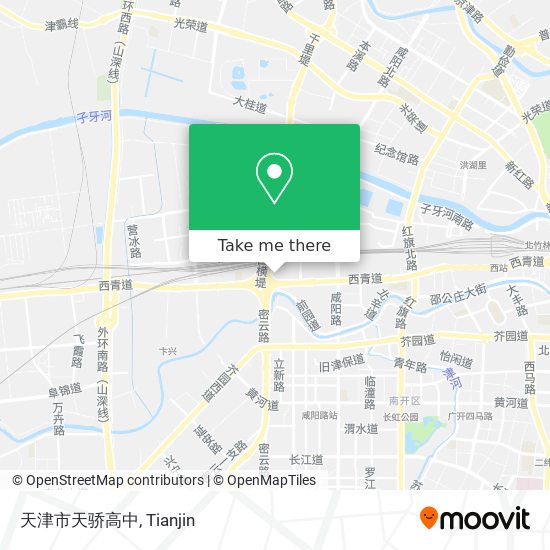 天津市天骄高中 map