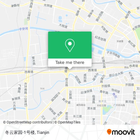 冬云家园-1号楼 map
