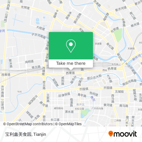 宝利鑫美食园 map