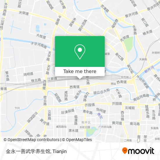 金永一善武学养生馆 map