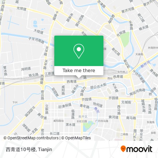 西青道10号楼 map