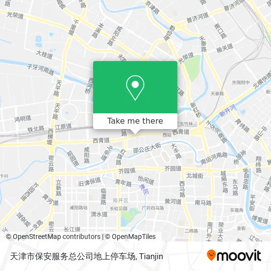 天津市保安服务总公司地上停车场 map