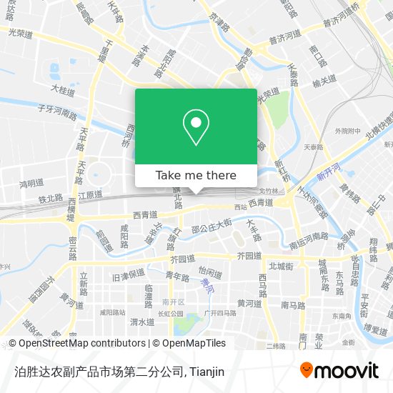 泊胜达农副产品市场第二分公司 map