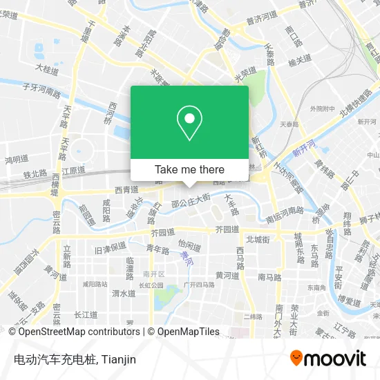 电动汽车充电桩 map