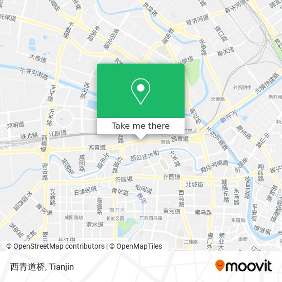 西青道桥 map