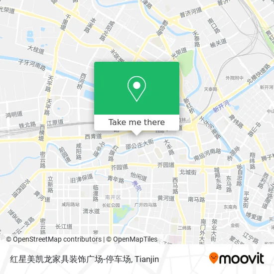 红星美凯龙家具装饰广场-停车场 map