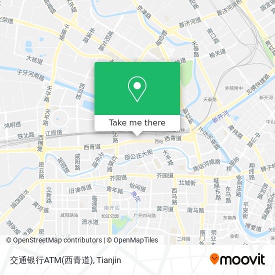 交通银行ATM(西青道) map