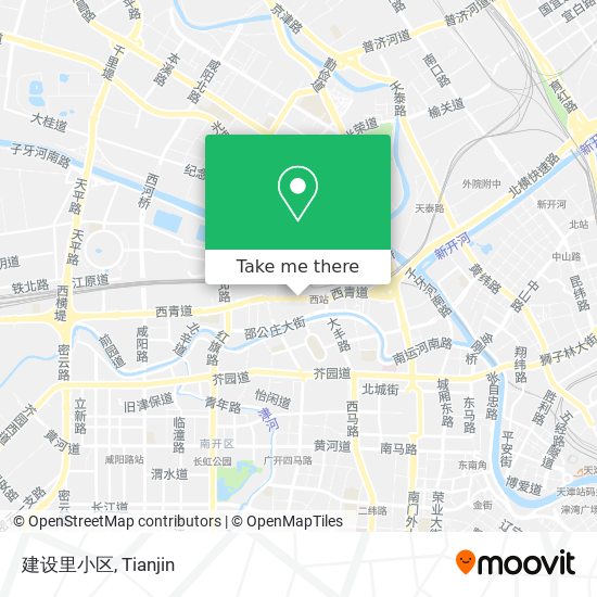 建设里小区 map