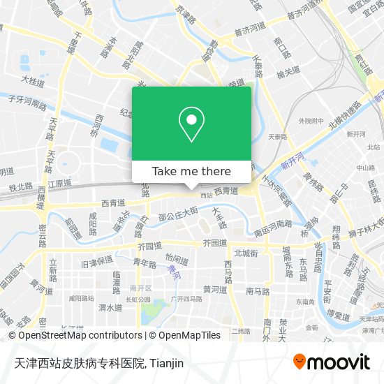 天津西站皮肤病专科医院 map