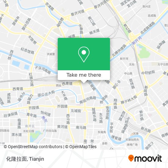 化隆拉面 map