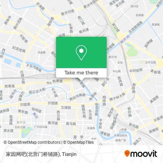 家园网吧(北营门桥辅路) map