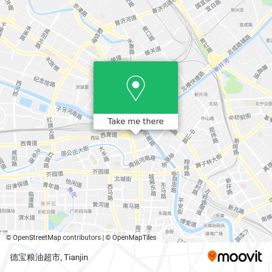 德宝粮油超市 map