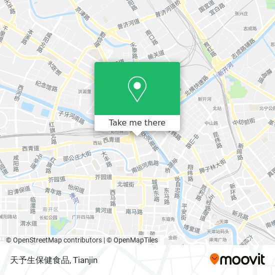 天予生保健食品 map