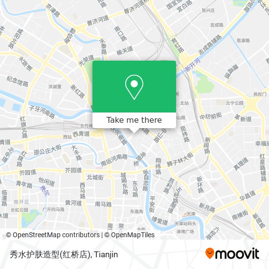 秀水护肤造型(红桥店) map