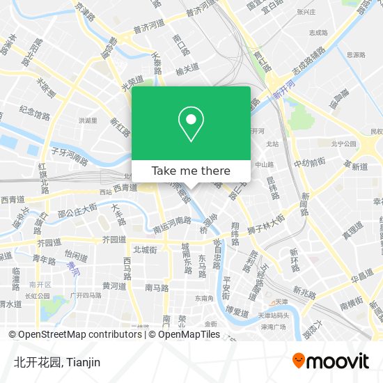 北开花园 map