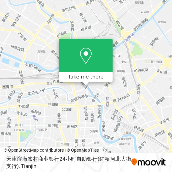 天津滨海农村商业银行24小时自助银行(红桥河北大街支行) map