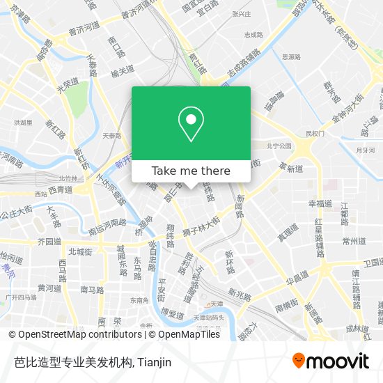 芭比造型专业美发机构 map