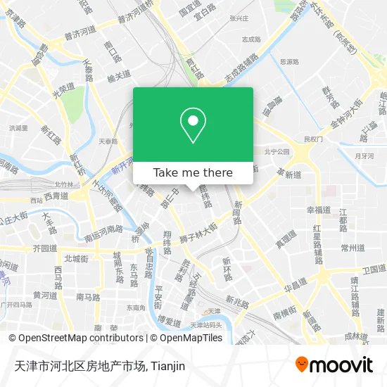 天津市河北区房地产市场 map