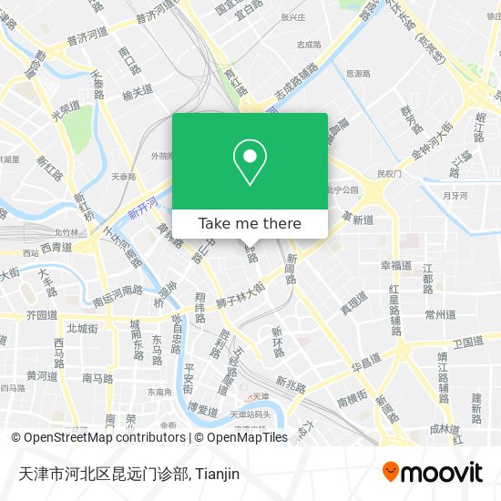 天津市河北区昆远门诊部 map
