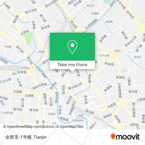金辉里-1号楼 map