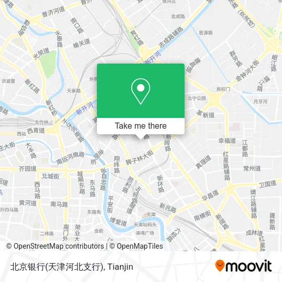 北京银行(天津河北支行) map