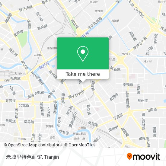 老城里特色面馆 map