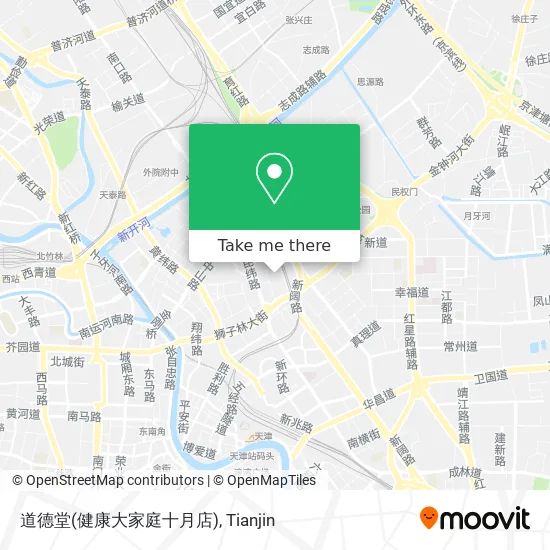 道德堂(健康大家庭十月店) map