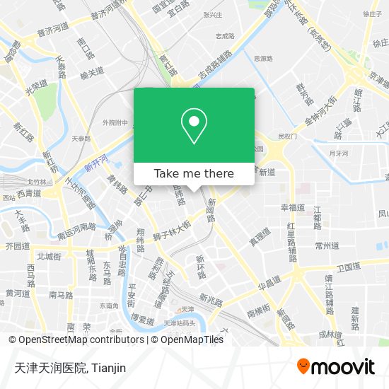 天津天润医院 map
