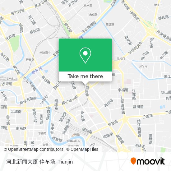 河北新闻大厦-停车场 map