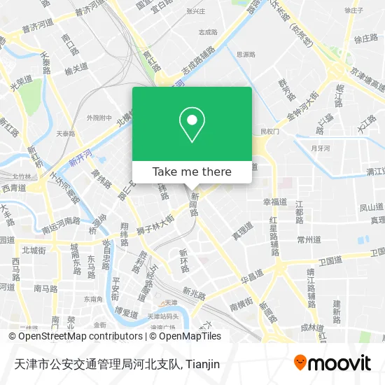 天津市公安交通管理局河北支队 map